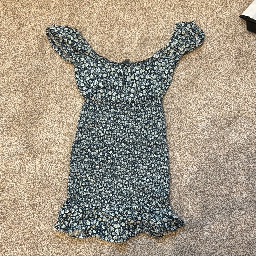 Wild Fable Navy Floral Dress